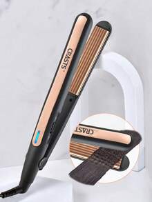 CRASTS 玉米须发夹板垫，发根蓬松工具，烫发蓬松器，玉米烫发器，羊毛卷发器，金色 - 日規A型插(100V) - 查看 2