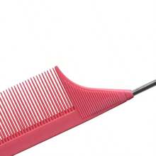 Broken Teeth Pick Dye Comb, Hair Salon Design, Steel Needle Pointed Tail, Plastic Comb, High Temperature Resistant And Anti-Static Pick Dye Comb - Multicolor - View 5