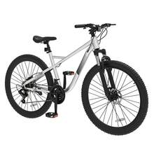 Aluminum Frame MTB For Adults Women Men 26 Inch Mountain Bike 21-Speed Bicycle Double Disc Brake Outdoor Cycling - Grey - View 10
