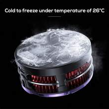 MEMO品牌磁吸式手机散热器，CX08 AI型号，通用手机散热器，带可拆卸手柄，AI智能温控，便携式RGB散热风扇，兼容/安卓/平板电脑/iPad（适用机型： 12及以上） - 彩色 - 查看 4