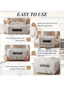 Disposable Multi-Purpose And Dustproof Cover,Outdoor Backpack Rain Cover, Dual Shoulder Dustproof Cover, Backpack Rain Cover, Suitable For Outdoor Travel, Electronic Protective Cover, Suitable For Bicycle Basket, Microwave, Rice Pot, Household Kitchen Accessories, Office And Hom,Moving Supplies, Emergency Preparedness Supplies, Camping Gear And Equipment, Holiday Essential Items For Abroad - Multicolor - View 10