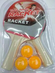 一套包含2支乒乓球拍和3个乒乓球，适合初学者、健身、休闲、运动训练，是馈赠佳品，颜色和款式随机。 - 彩色 - 查看 7
