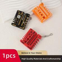 便携式手持精密螺丝螺栓量规 | 多功能双面厚度及直径测量工具，适用于DIY电气维修项目