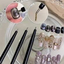 Cat Eye Nail Magnet Magnetic Pen Suction Steel Ball Magnet Pen Nail Art Tools Cat Eye Gel Nail Polish Magnetic Stick,Nail Supplies,Nail Tools,Nail Art Tools,Back To School,Nails,Nail Tools For Press On Nails,Friend Gifts, Female Gifts, Halloween Supplies, Travel Supplies, Christmas Supplies - Multicolor - View 6