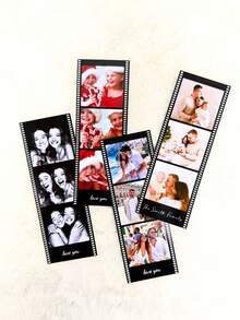 1/4/8pcs Custom Photo Booth Prints, Personalized Photo Booth, 2 Photo Styles Available. Wedding Decor, Wedding, Wedding Gift, Bookmarks, Valentine's Day Gift, Couple Photos, Gifts, Decorations, Thanksgiving Gift, New Year Gift, Party Decor, Personalized Photo Booth Prints, Wedding Photo Booth Cards, Photo Booth Strip Frames. - Multicolor (Style 3) - View 9