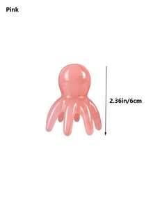 章鱼按摩梳，符合人体工学的头皮及身体按摩器，采用灵活的八臂设计，是一款手动深层组织按摩工具，带有八个按摩爪，可用于背部、颈部和手掌按摩 - 家用水疗及旅行必备 - 彩色 - 查看 7