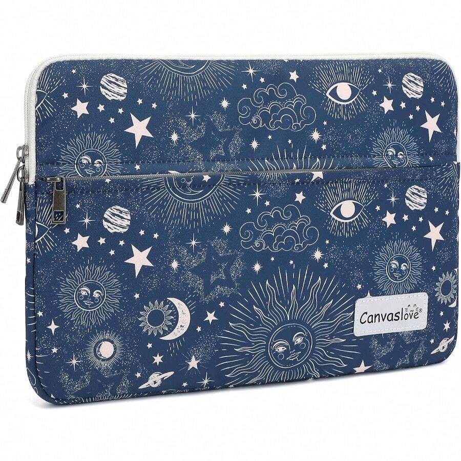 Floral Pattern Laptop Sleeve Case Cover With Pocket Pro 14 Inch And 14 Inch - 14.4 Inch, Notebook Computer - 14 inch + Sol De Mayo - Xem 1
