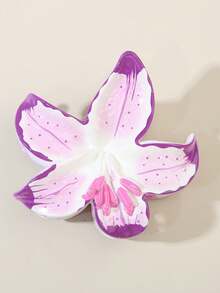 1pc Autumn And Winter Starfish Flower Hair Clip, Made Of PS Material, 10cm/3.94Inch, Suitable For Women's Headwear, Hair Accessories, Hair Clips, Claw Clips, Hair Claw On The Back Of The Head, Hair Claws, Suitable For Casual, Party, Street And Other Scenes. Cute And Versatile Style, High-End Hair Accessory, Can Be Used As A Holiday Gift, Can Be Worn For Four Seasons, Thick Hair And Thin Hair Can Be Used Fashion Hair Clutch Elegant Hair Jaw Clip - Multicolor - View 19