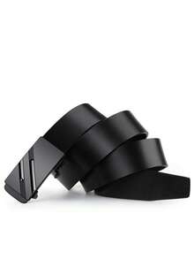 1pc Men's Belt, Fashionable & Versatile Black/Leisure & Business Gold/Youth & Middle-Aged Silver Belt, Suitable Daily Life, As A Boyfriends And Elders Summer, School Fall, Autumn, Halloween Autumn-Winter Accessories,Suitable Teens, Youth,Men,Casual, Outdoor, Athletic, Vacation, Graduation Gifts, Birthday, Daily Wear - 彩色 - 查看 7