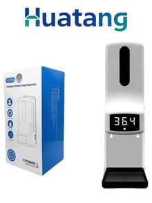 Despachador de Gel Sanitizante con Termometro K9 Pro Kit - Blanco - Ver 2