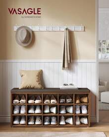 Shoe Cabinets - Honey Brown + Cappuccino Beige - View 8