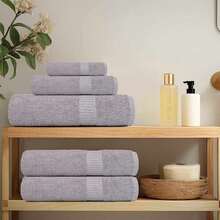 vidaXL Handtücher 4 Stk. Grau 50x100 Cm 360 G/M² 100% Baumwolle - Grey - View 3