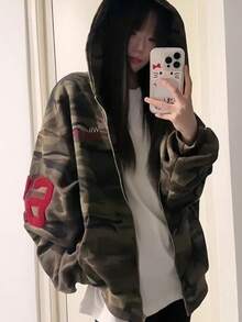 Women Sweatshirts - màu xanh đậm - Xem 4