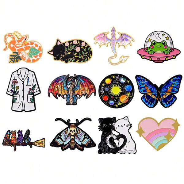 Cartoon Drachen Soft Emaille Anstecknadel Brosche für Kleidung Frauen Männer Abzeichen Revers Pins für Rucksack Mode Urlaub Schmuck Accessoires Geschenk