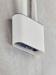 1 件套二合一马桶刷套装带支架，PP 材质，硅胶清洁刷，壁挂式马桶刷带收纳盒，适用于浴室和卫生间，母亲节和复活节 - 多色 - 查看 10