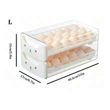 1 pieza Caja de almacenamiento de alimentos sencilla, para el Día de Pascua, bandejas para almacenar huevos