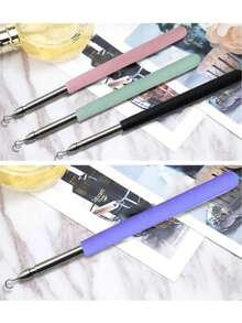 4pcs Of Stainless Steel Adjustable Jewelry Bracelet Accessory, Bracelet Hooking Tool