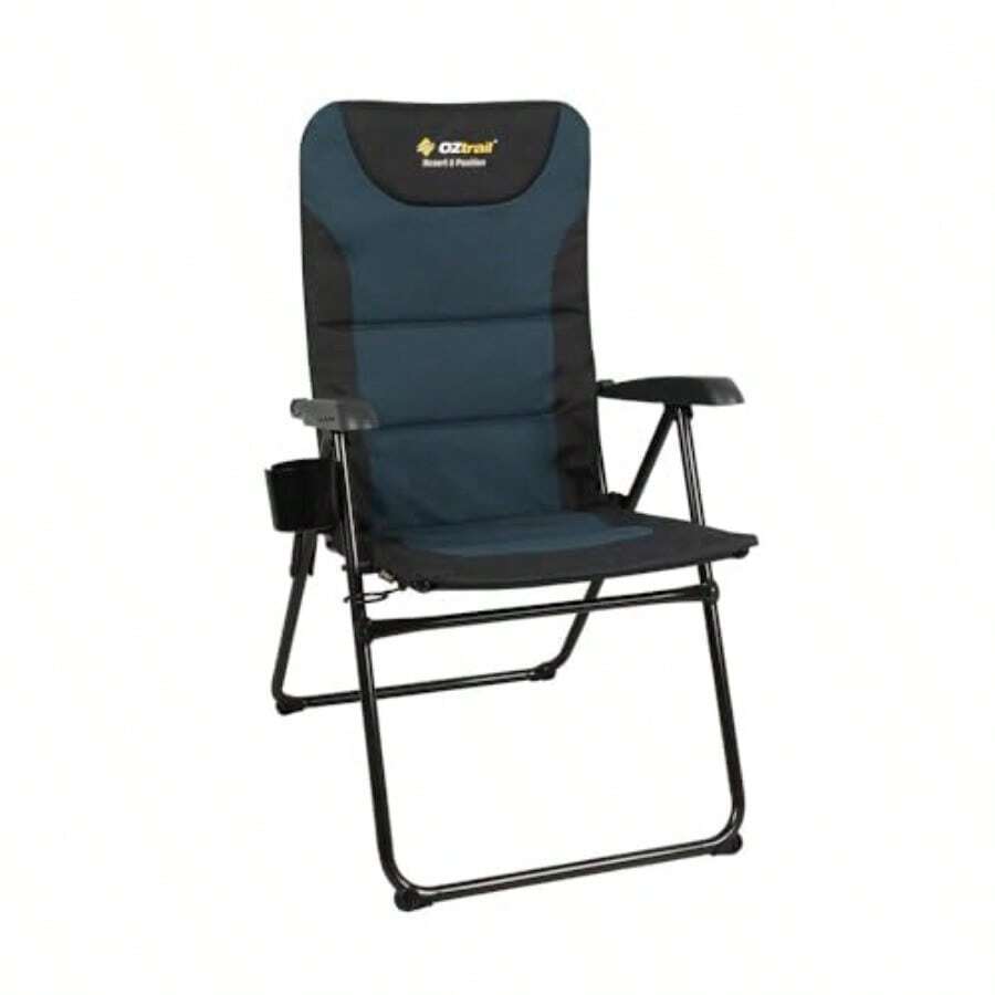Resort 5 Position Arm Chair Navy - Multicolor - View 1