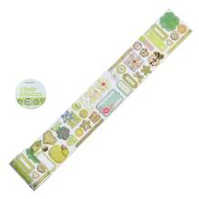 1 Roll Textured Paper Washi Tape, Vintage Patterned Decorative Tape For Scrapbooking, Journaling, DIY Crafts - Multicolor - View 13