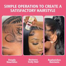 Goiple Bộ sáp vuốt tóc và sáp tạo kiểu dành cho nữ, giữ nếp mạnh mẽ mà không gây bết dính, bao gồm cọ và dây buộc tạo kiểu, chứa dầu thầu dầu, thích hợp cho tóc giả, tạo kiểu tóc chải ngược mượt mà, làm mượt tóc con xơ rối, không bị bong tróc hay vón cục, không ảnh hưởng đến kiểu tóc, kem tạo kiểu bóng mượt gốc nước, phù hợp với mọi loại tóc xoăn và tóc thẳng. - Nhiều màu - Xem 12