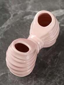 Organizer minimalista a forma di cuore per pennelli da trucco da scrivania, portapenne ad arco carino e mini, per conservare pennelli da trucco e forniture per ufficio, porta pennelli da toeletta, elegante contenitore per pennelli da trucco, perfetto per ragazze, studenti e design decorativi creativi, adatto per vacanze in spiaggia, collezioni da bagno, collezioni da camera da letto, regali per le feste.