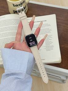 1 Stück weiches Lederarmband kompatibel mit Band für Frauen Sport, 38mm 40mm 41mm 42mm 44mm 45mm 46mm 49mm, Armband kompatibel mit Series 10/9/8/7/6/5/4/3/2/1 SE Ultra