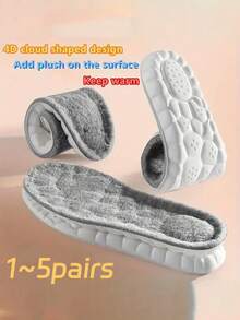 Lót giày mùa đông dày dặn ấm áp bằng lông cừu, lót giày 4D siêu mềm mại, lót giày dày dặn thoải mái, lót giày unisex, lót giày thể thao, lót giày mềm mại cho giày đi tuyết. - Nhiều màu - Xem 1