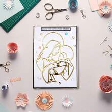 1 szt. Metalowe wykrojniki do scrapbookingu z motywem narodzin dziecka do samodzielnego tworzenia albumów, dzienników, kartek okolicznościowych, tłoczonych ozdób papierowych, dekoracyjnych szablonów do scrapbookingu z kartkami okolicznościowymi