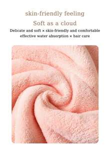 1 Piece Double Layer Thickened Hair Drying Cap For Women Super Absorbent Quick Drying No Blow Needed Soft Comfortable Skin Friendly Elastic Band Design Popular Style Hair Towel Wrap Headscarf For Daily Bath Shower Post Hair Washing Spring Summer Autumn Winter Beauty Essentials For Makeup Lovers Skincare Enthusiasts Birthday Gift Daily Use Hair Care Accessory,Travel Essentials,Travel Essential,Hairstyle,Hairdressing,Hair,Travel,Hair Products,Hair Tools,Hair Stuff,Barber,Barber Accessories,Barbershop,Hairdressing Equipment