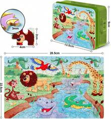 Rompecabezas de Piezas, Rompecabezas de Animales para Adultos y Adolescentes, Calidad Premium, Regalo de Juguetes Educativos, 28.5 * 22.5 (Animal) - Animal - Ver 4