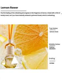 1 件 8ml 车载无焰香薰精油扩散器持久淡香吊坠汽车空气清新剂悬挂式，可爱车载空气扩散器，持久车用家用空气清新剂，男女通用汽车清新剂，去除异味持久留香情人节用品婚礼用品 - 彩色 - 查看 19