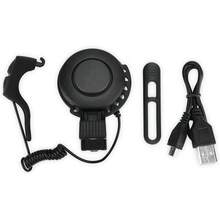 Timbre de Bicicleta Electrónico ZJchao, Negro, Montaje en Manillar, Material ABS y Policarbonato, 120 dB, Resistente al Agua y al Polvo, Batería Recargable USB, 22 - 31,8 mm - 1 - Ver 10