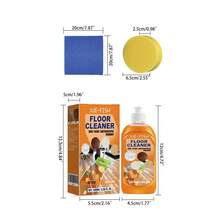Floor Cleaner Deeply Removes Dirt And Scale Polishes And Brightens Suitable For Ceramic Tiles And Wooden Floors - Orange - View 10