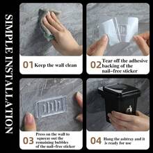 Stainless Steel Wall Mounted Ashtray With Lid, Trash Can Shape - Anti-Flying Ash, Creative Home And Bathroom Decoration, Suitable For Living Room, Bedroom, Holiday Gift