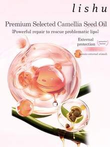 lishu Aceite labial de calabacita pequeña, hidratante y sin pegajosidad, minimiza las líneas de los labios, realza y aclara el color, aceite labial en roll-on para labios secos y agrietados - #01 Polvo de semilla de loto - Ver 7