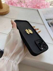 1 szt. Spersonalizowane etui na telefon z metalową kokardką, matowe, w pełni kryjące, odporne na wstrząsy, w cukierkowym kolorze, z możliwością personalizacji liter i imion, etui na telefon w jednolitym kolorze retro dla pary, kompatybilne z Apple 17 16 15 14 Pro Max 13 12 11 Plus, prezent na walentynki, dobry prezent urodzinowy, prezent świąteczny, prezent dla niej, prezent spersonalizowany, Etsy/produkt spersonalizowany, spersonalizowany prezent dla niej, prezent rocznicowy, prezent ślubny, spersonalizowany prezent dla mamy (tłoczenie folią)