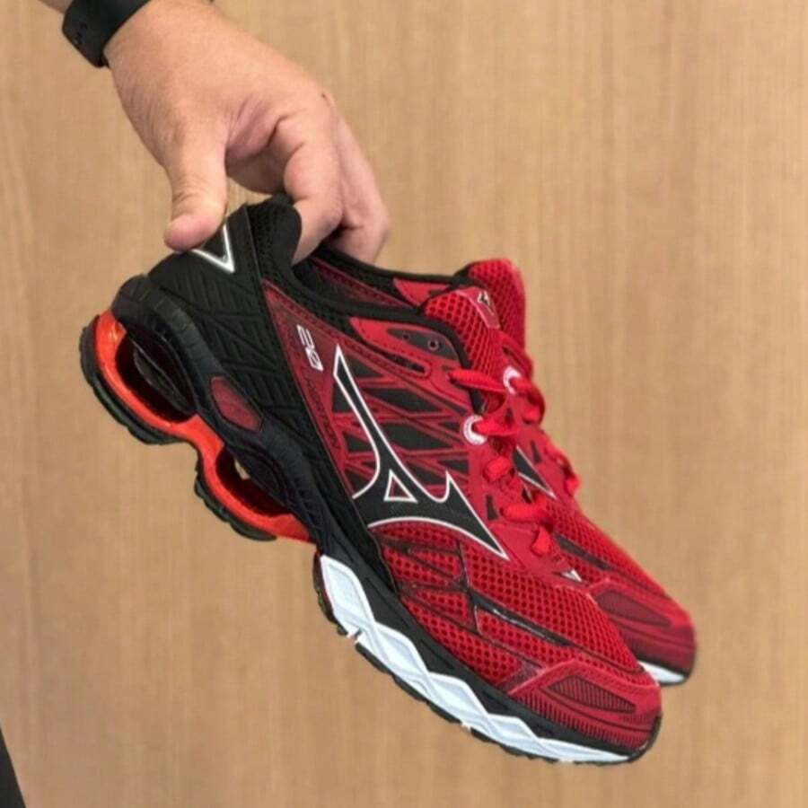 Creation Men's And Women's Tennis Shoes For Gym And Walking - 紅色 - 查看 1
