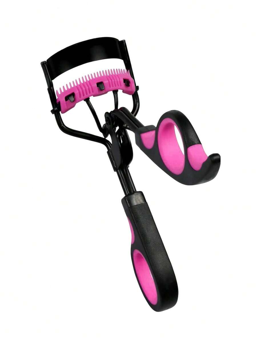 1 Stück Wimpernzange mit Kamm, Edelstahl rutschfester Griff Wimpernformer, Make-up-Werkzeug mit integriertem Kamm, geeignet für Frauen und Mädchen, günstig, Strumpfhalter, Make-up, Make-up-Utensilien, günstige Sachen, Geschenke, Geschenke für Frauen, Weihnachtsgeschenke