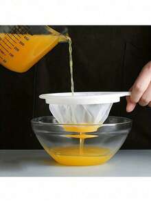 1件/套滤网，网状滤网，100目厨房滤网，细网滤网，食品过滤器，果汁面粉过滤器，茶水/果汁/面粉/豆浆过滤器，厨房用具，公寓必备厨房配件 - 彩色 - 查看 5