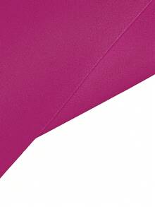 UREREM 褶皱纯色休闲裤，时尚简约，适合居家户外穿着，女士，春夏，120克高密度哑光梭织面料，小众设计，修身效果，优质 - 玫紅色 - 查看 5