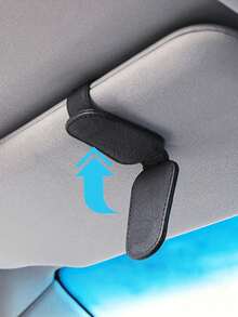 Universal Car Sun Visor Glasses Clip Fashion Glasses Holders Auto Eyeglasses Holder Car Accessories Vacation Camping Travel Back To School Essentials - Multicolor - View 9