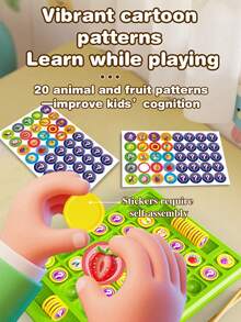 Children's Pattern Matching Flip Flop Early Education Parent-Child Interactive Desktop Mini Game, Helps Develop Kids' Memory And Observation Skills, Christmas Gift