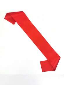 1Pc Custom Text Satin Ribbon, Personalized Quote Sash, Customized Birthday Sash, Customizable Bachelorette Sash, Ideal Gifts For Her Graduation, School Supplies, For Teacher Gifts, For University, For Colleague, For Dorm Rooms, For Teacher, For Boys And Girls, For Teenagers, Junior High School Students, College Students, University Students, Freshman,New Year Glamour - Multicolor - View 15