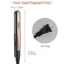 CRASTS 玉米须发夹板垫，发根蓬松工具，烫发蓬松器，玉米烫发器，羊毛卷发器，金色 - 日規A型插(100V) - 查看 13