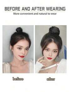 4ft Claw Hair Clip, Made Of High-Temperature Silk, Fluffy And Natural, Can Create Casual Hairstyles, Suitable For Women In Autumn, Elegant Hair Accessory For Winter Holiday Outfits - Multicolor - View 8