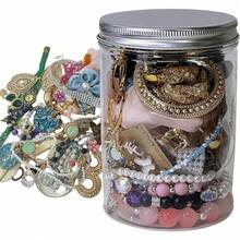 1pc Gold Plated, Alloy, Crystal, Enamel Jewelry Piece: A Ring, Necklace, Or Pair Of Christmas Earrings, Jewelry, Jewelry Women, Christmas Gifts, Gifts For Women, Stocking Stuffers, For Christmas, Winter, Holiday Party, Cute, Festive, Gift, With Snowflake, Tree, Bell, Star, Shipped Random - Follow Your Heart - 查看 10