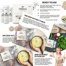 30 Tablets - Seoul Soup Secrets - Instant Korean Soup Tablet Seafood Vegetable Stock Broth  Ingredients Made In Korea - Apricot - View 1