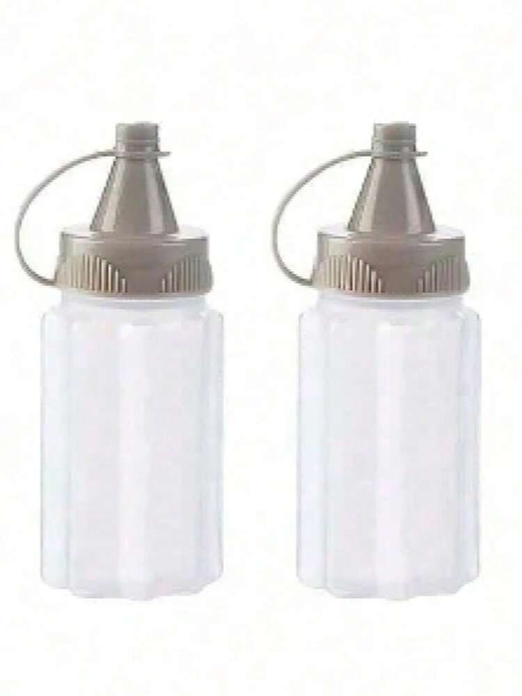1pc/2pcs 1000ml Hand-Cranked Batter Mixer Bottle, Batter Mixing Bottle; Pancake Batter; Pancake Batter Mixer Bottle, Pressurized Pancake Cream Dispenser Bottle With Scale, Whipped Cream Bottle And Sauce Squeezer Bottle, Mini Transparent Sauce Bottle. - 無色 - 查看 16