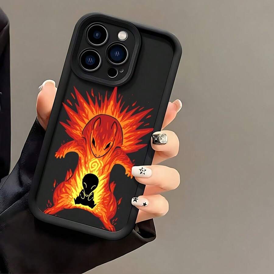 Funda de Teléfono Genie para 16, 15, 14, 13, 12, 11 Pro,, XR, XS, X,, 8 Plus - Cubierta Trasera Suave y Antigolpes en TPU17 17promax - Negro - Ver 1