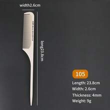 Hairstylist's Thick Family Hair Special Comb For Straight Hair Without Hurting The Scalp, Ponytail, Student Comb, Dormitory Comb - Multicolor - View 16